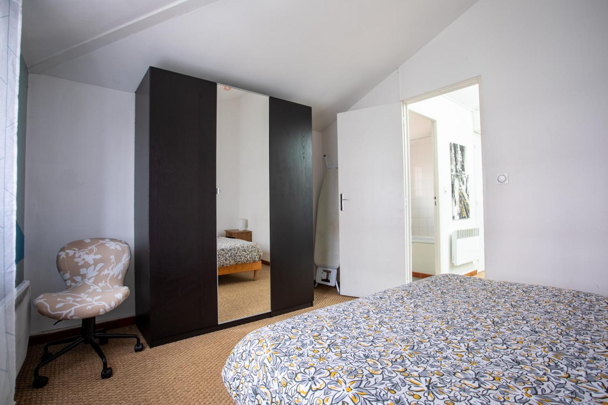 T2 Toulouse 40M2, Lit Queen Size, Climatisation, Quartier Sympa, Terrasse Екстер'єр фото